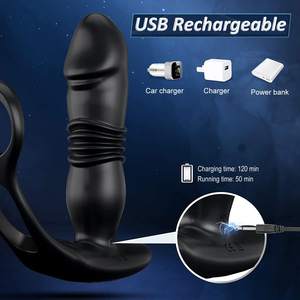 3 in 1 maschio vibrante prostatico massaggiatore Wireless telecomando APP masturbatore G-Spot Sex Toys Plug anale vibratore per uomo - Product Image 6
