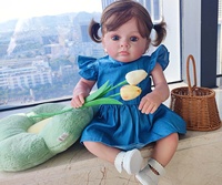 Jouet pour enfants R&B, moules en silicone réalistes, taille réelle, corps entièrement en silicone, poupée reborn