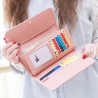 Neue Lange Damen-Geldbörsen Niedliche Modische Multifunktionale Clutch Damen-Portemonnaie Kartenhalter Luxuriöse PU-Leder Damengeldbörsen