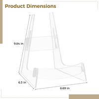 Support de sol en acrylique transparent pour instruments de musique, pour ukulélé, violon, mini-guitares