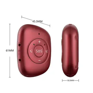 Alarme de chute étanche 4G SOS mini dispositif de suivi GPS pour les patients âgés et les personnes âgées