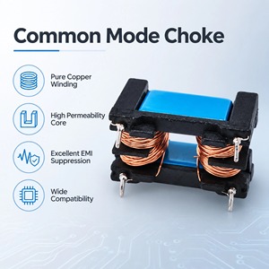 Inducteur toroïdal personnalisé à noyau en ferrite pour filtre EMI d'alimentation électrique - Product Image 2