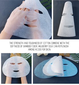 <span class=keywords><strong>Mascarilla</strong></span> Facial de Seda de Bambú y Algodón de 40 g/m², Transparente, Hidratante y de Larga Duración, que Retiene la Humedad - Product Image 2