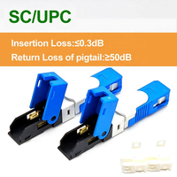 Conector rápido de fibra óptica Sc/UPC Ftth/conector De Fibra Optica Rapida