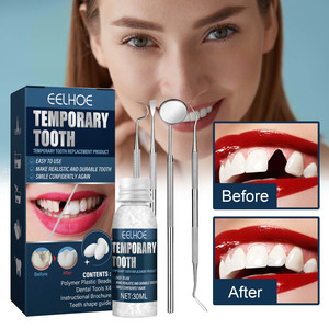 Kit de Relleno <span class=keywords><strong>Dental</strong></span> EELHOE, Dientes de Plástico, Restauración de Dentaduras, Herramienta de Relleno Temporal K1 - Product Image 4