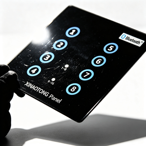 Panneau de commande tactile personnalisé OEM pour climatiseur, écran en verre, interrupteur à membrane, découpe d'écran adhésif en PC/PVC acrylique - Product Image 2