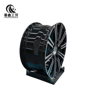 Rodas de Liga Leve Pretas Multirraios FX 17/18/19/20 Polegadas 5x114.3 5x112 5x108 Adequadas para Carros de Passageiros Japoneses, Coreanos e Alemães - Product Image 3