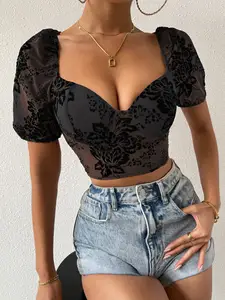 Ternos Do Clube das mulheres Sexy Preto E Branco Tops de Culturas E Saia Define Outfit Tops E Saia Definir Patchwork Com Brocas de Flash Borla