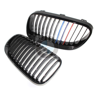 Calandre avant BMW noir brillant, ligne simple, trois couleurs, pour E92 E93 Série 3 Coupé, pièce de mise à niveau du pare-chocs - Product Image 2