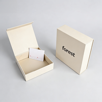Caja de Regalo Plegable de Cartón con Forma de Libro de Lujo, Cierre Magnético Tipo Concha, Impresión de Logotipo Personalizada, para Ropa y Joyería Premium