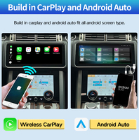 Radio GPS Android 13 de 12.3 Pulgadas, 8 Núcleos, 4+64GB para Range Rover Sport 2014-2016, CarPlay Inalámbrico, DSP, Panel AC