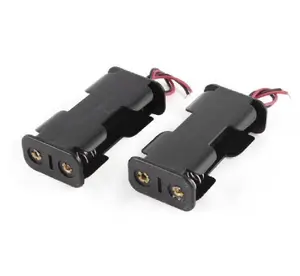 High Quality ABS Plastic 2AA 3V Battery Holder Box BACK TO BACK AA Battery Box/holder/case