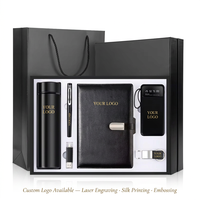 Coffret Cadeau d'Entreprise de Luxe 6-en-1 : Flasque, Clé USB, Stylo, Carnet, Batterie Externe – Vente en Gros, Logo Personnalisé, OEM