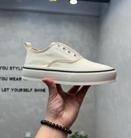Chaussures en toile à enfiler pour hommes, très vendues, à prix abordable, confortables, noires, style marche, respirantes, décontractées, personnalisables