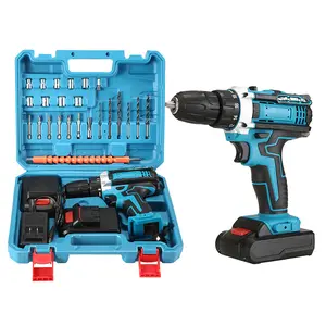 China Supplier's Portable 20 Volt Cordless Impact Drill Set Customized OEM Lithium Impact Driver 38mm Max. Drilling Diameter