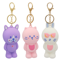 Grosir murah mini lucu dompet koin gesper dompet anak-anak silikon dompet koin ritsleting gantungan kunci dompet koin hadiah kecil untuk anak-anak