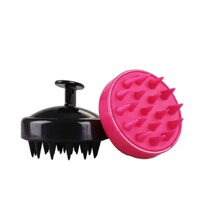 Hair Shampoo Brush 2021 LMZ046 Round Silicone Round Hair Shampoo Scalp Brush
