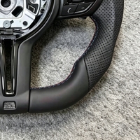 Volant sport M amélioré entièrement en cuir pour BMW F20 F22 F10 F30 F33 F35 F36 F25 F01 F48 E90 E87 E70 F15 F16 Accessoires auto
