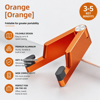 Support de téléphone universel pliable en V en alliage d'aluminium, portable et robuste pour bureau – Guide complet pour les paresseux
