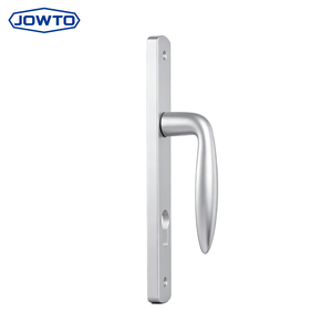 Modern Design Aluminium Lock <strong>Door</strong> <strong>Handle</strong> Satin Chrome Plated 85mm <strong>Spindle</strong> 240mm Backplate for Euro Profile Sliding Patio <strong>Doors</strong> - Product Image 4