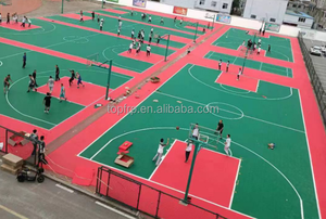 Dalles de sol en PP à emboîtement, fournisseur de sols sportifs pour hockey sur patins en ligne / dalles de sol de basketball en extérieur - Product Image 5