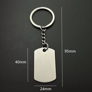 Wholesale <b>Blank</b> Plain Keychain Round Shaped Custom Laser Logo Luxury Souvenir Made Metal <b>Ring</b> for Printing Keychain Accessories - Product Image 2