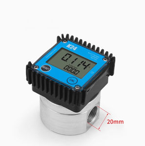 Cavitt K24 Micro Turbine <span class=keywords><strong>Flow</strong></span> <span class=keywords><strong>Meter</strong></span> Liquid Gear <span class=keywords><strong>Meter</strong></span> 1/2 Inch External Thread High Pressure Aluminum Alloy 1-15 L/min 20mm. - Product Image 1