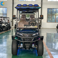 Voiture de golf électrique Robetaa 6 places, prix, batterie au lithium, voiturette de golf électrique utilitaire, voiturettes de golf chinoises 6 passagers