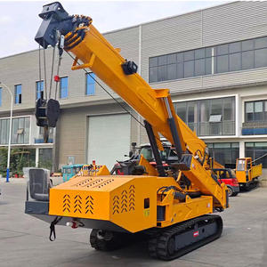 Pont hydraulique sur chenilles à moteur télécommandé portable 10 25 50 tonnes camion à benne basculante avec mini grue à tour de levage - Product Image 4