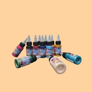 Nuovo Prodotto dalla Fabbrica Cinese Chinjoo, Set di Colori Acrilici per Aerografo da 20ml in 24 Colori - Product Image 6