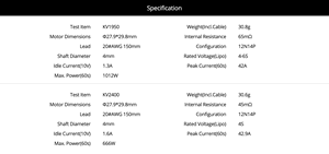 Moteur brushless FPV haute performance <span class=keywords><strong>T</strong></span>-<span class=keywords><strong>MOTOR</strong></span> HOBBY <span class=keywords><strong>F40</strong></span> PRO IV 2306.5 1950KV/2400KV pour la course en freestyle - Product Image 5