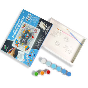 Vollständig Anpassbares WINGART Leuchtendes Zeichenspielzeug-Set für Kinder Papier 3-Schichten-Zeichenbrett Kunst-Malset für Alter 3+ - Product Image 3