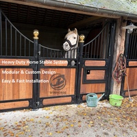 Box de Cheval Portable Professionnel Sur Mesure Tianyun – Écologique, Galvanisé, en Bambou – Pour Écurie, Entraînement et Compétition