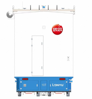 Robot AGV autonome certifié CE de 10 tonnes sans rail, navigation magnétique, évitement d'obstacles par laser, véhicule à guidage automatique