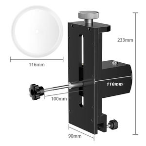 Soporte Universal Ajustable de Fábrica para Discos de Vinilo LP, Soporte de Aleación de Aluminio para Discos, Herramienta Profunda para Limpieza de Discos - Product Image 2