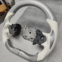 Volante Deportivo en Forma de D de Cuero Perforado Negro de 3 Radios, Personalizable con Color de Costuras, para Automóviles BYD, Venta Caliente 2024