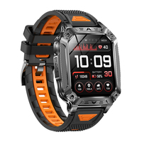 Nouveautés - Montre connectée AK86 - 2,01 pouces - 1400 mAh - Appel Bluetooth - Étanche IP68 - Fréquence cardiaque - SpO2 - Multisports - Fitness - Sommeil - Voix AI - Musique - Hommes