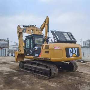 Excavatrice sur chenilles d'occasion de qualité, 30 tonnes, Cat330d, avec chenilles en caoutchouc, garantie, stock suffisant disponible - Product Image 2