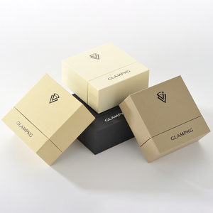 Custom Logo Luxury Square Paper Universal Jewelry Packaging <b>Box</b> Sliding <b>Gift</b> <b>Box</b> Ring Necklace <b>Earrings</b> Personalized OEM ODM - Product Image 4