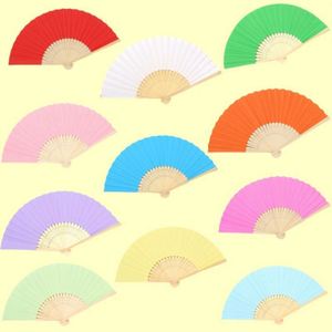 Abanico de Mano de Bambú de 21 cm Bordado Personalizado para Boda, Estilo Tradicional Portátil con Diseño Musical de Año Nuevo Chino, Regalo Personalizado - Product Image 4