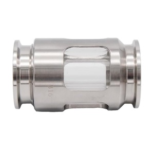 Vidrio <span class=keywords><strong>de</strong></span> inspección sanitario personalizado no estándar EM ODM, <span class=keywords><strong>de</strong></span> acero inoxidable 304 316, con abrazadera Tri-Clamp para tuberías en línea, personalizado - Product Image 3