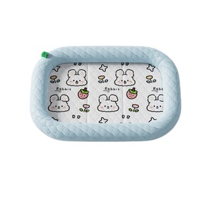 Summer Dog Cool Ice Silk <b>Nest</b> Four Seasons Universal Dog <b>Nest</b> with Pillow Cat <b>Nest</b> Sleeping Dog Mat Cross Border Wholesale - Product Image 1