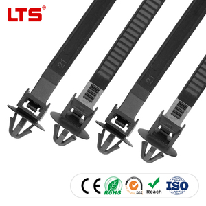 Bridas de nailon de alta calidad con cabeza de hongo y autobloqueo, 6.3*165mm, resistentes al calor/UV, ignífugas, para fijación de arneses de cables X26 - Product Image 1