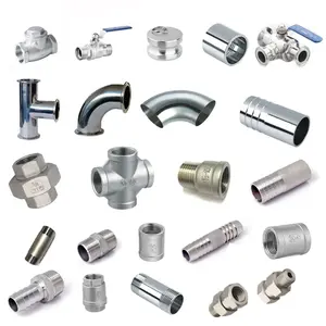 Npt bspt bsp threaded stainless steel SCH 10 40 press pipe fittings