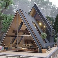 Nouvelle conception de maison capsule spatiale préfabriquée de luxe pour hôtel-resort, cabine mobile avec matériaux haute résistance et chauffage au graphène