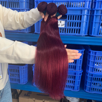Tissage en gros de cheveux humains, avec Extension de fermeture, cheveux brésiliens Remy, Machine de tissage de cheveux, Double trame