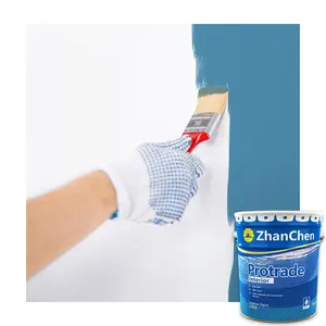 Jady-pintura azul sin olor, pintura resistente a los álcali, el mejor Color para habitación, acabado de pared antipolvo