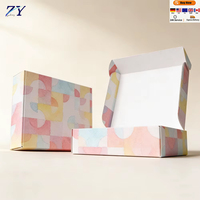 Boîtes d'expédition personnalisées haut de gamme réutilisables en carton ondulé robuste et écologique en forme d'avion avec logo personnalisé pour vêtements