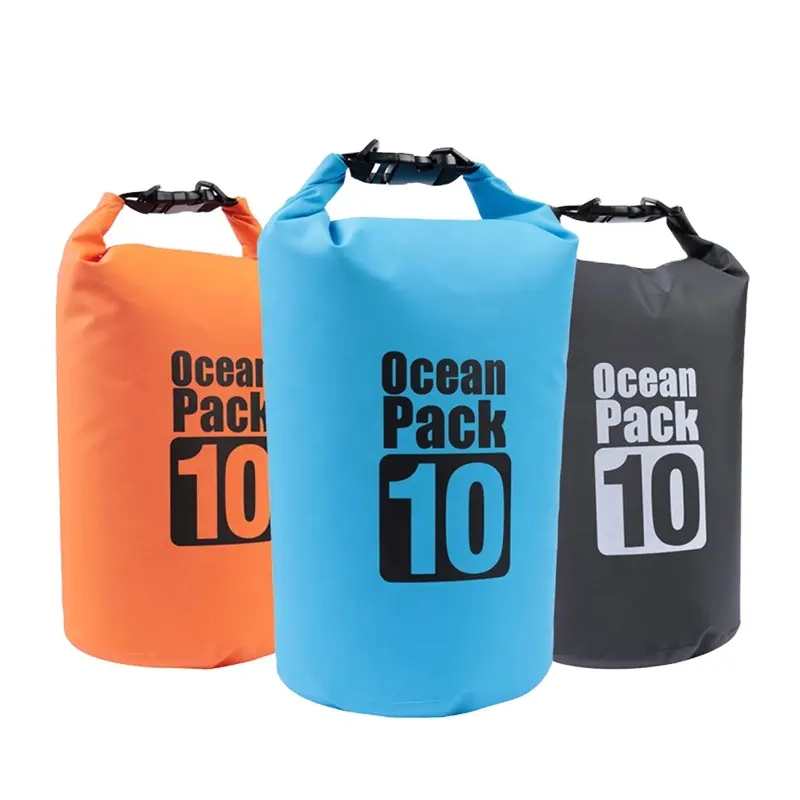 Custom PVC waterproof bags multiple colors outdoor sports travel drifting portable dry bags