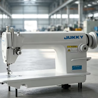 Machine à coudre industrielle à point droit haute vitesse JK8500, type électronique manuel, adaptée à la confection de vêtements et de textiles